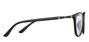 Black Cat Eye Full Rim Medium Women Eyeglasses by Lenskart Air-145995