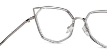 Load image into Gallery viewer, Silver Cat Eye Full Rim Unisex Eyeglasses by Lenskart Air-150549