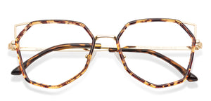 Gold Cat Eye Full Rim Narrow Women Eyeglasses by Lenskart Air-145998