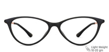 Load image into Gallery viewer, Black Cat Eye Full Rim Women Eyeglasses by Lenskart Air-149470