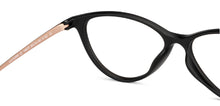 Load image into Gallery viewer, Black Cat Eye Full Rim Women Eyeglasses by Lenskart Air-149470