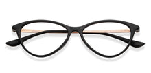 Load image into Gallery viewer, Black Cat Eye Full Rim Women Eyeglasses by Lenskart Air-149470