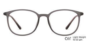 Grey Wayfarer Full Rim Unisex Eyeglasses by Lenskart Air LA-147288