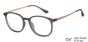 Grey Wayfarer Full Rim Unisex Eyeglasses by Lenskart Air LA-147288