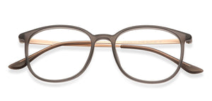 Grey Wayfarer Full Rim Unisex Eyeglasses by Lenskart Air LA-147288