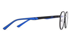 Black Round Full Rim Unisex Eyeglasses by Lenskart Air-149349