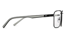 Load image into Gallery viewer, Black Rectangle Full Rim Unisex Eyeglasses by Lenskart Air-150107