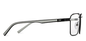 Black Rectangle Full Rim Unisex Eyeglasses by Lenskart Air-150107