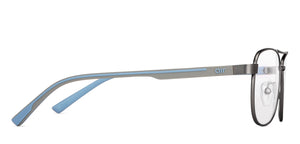 Gunmetal Aviator Full Rim Unisex Eyeglasses by Lenskart Air Online-149747