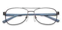 Load image into Gallery viewer, Gunmetal Aviator Full Rim Unisex Eyeglasses by Lenskart Air Online-149747