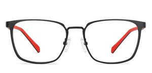 Black Wayfarer Full Rim Unisex Eyeglasses by Lenskart Air-147223