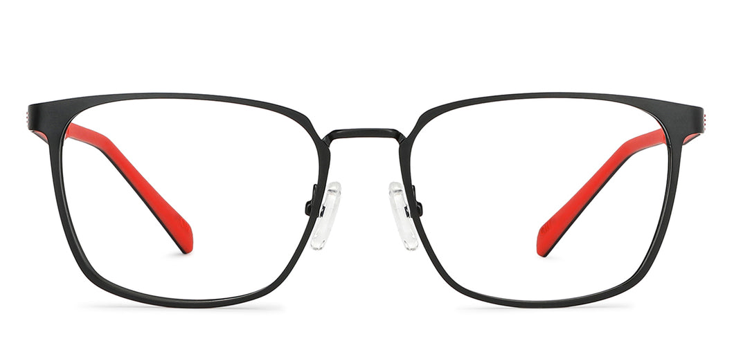 Black Wayfarer Full Rim Unisex Eyeglasses by Lenskart Air-147223
