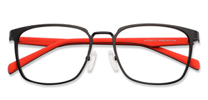 Black Wayfarer Full Rim Unisex Eyeglasses by Lenskart Air-147223