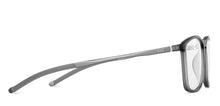 Load image into Gallery viewer, Grey Rectangle Full Rim Unisex Eyeglasses by Lenskart Air-146832