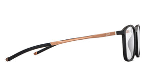 Black Rectangle Full Rim Unisex Eyeglasses by Lenskart Air-148359