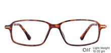 Load image into Gallery viewer, Brown Rectangle Full Rim Medium Unisex Eyeglasses by Lenskart Air-146842
