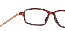 Load image into Gallery viewer, Brown Rectangle Full Rim Medium Unisex Eyeglasses by Lenskart Air-146842