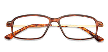 Load image into Gallery viewer, Brown Rectangle Full Rim Medium Unisex Eyeglasses by Lenskart Air-146842