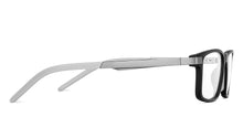 Load image into Gallery viewer, Black Rectangle Full Rim Unisex Eyeglasses by Lenskart Air-146845