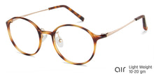 Load image into Gallery viewer, Brown Round Full Rim Medium Unisex Eyeglasses by Lenskart Air-146001