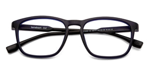 Blue Wayfarer Full Rim Unisex Eyeglasses by Lenskart Air LA-150172