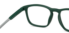 Load image into Gallery viewer, Green Wayfarer Full Rim Unisex Eyeglasses by Lenskart Air-150563