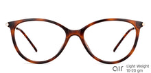 Load image into Gallery viewer, Brown Cat Eye Full Rim Women Eyeglasses by Lenskart Air-149310