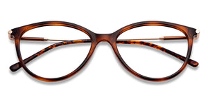 Brown Cat Eye Full Rim Women Eyeglasses by Lenskart Air-149310