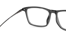 Load image into Gallery viewer, Grey Rectangle Full Rim Unisex Eyeglasses by Lenskart Air-146847