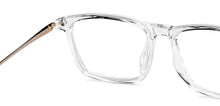 Load image into Gallery viewer, Transparent Rectangle Full Rim Unisex Eyeglasses by Lenskart Air-149306