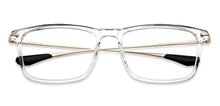 Load image into Gallery viewer, Transparent Rectangle Full Rim Unisex Eyeglasses by Lenskart Air-149306