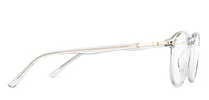 Transparent Rectangle Full Rim Wide Unisex Eyeglasses by Lenskart Air-146850