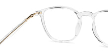 Load image into Gallery viewer, Transparent Rectangle Full Rim Wide Unisex Eyeglasses by Lenskart Air-146850
