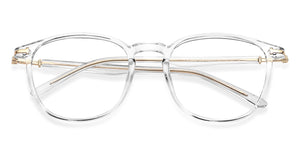 Transparent Rectangle Full Rim Wide Unisex Eyeglasses by Lenskart Air-146850