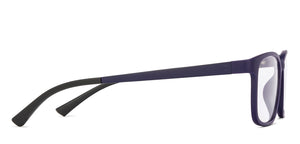 Blue Rectangle Full Rim Unisex Eyeglasses by Lenskart Air-201553