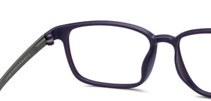 Blue Rectangle Full Rim Unisex Eyeglasses by Lenskart Air-201553