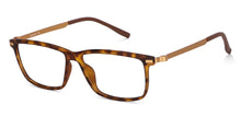 Load image into Gallery viewer, Brown Rectangle Full Rim Extra Wide Unisex Eyeglasses by Lenskart Air-145722