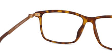 Load image into Gallery viewer, Brown Rectangle Full Rim Extra Wide Unisex Eyeglasses by Lenskart Air-145722