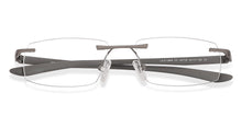 Load image into Gallery viewer, Grey Rectangle Rimless Unisex Eyeglasses by Lenskart Air LA-145726