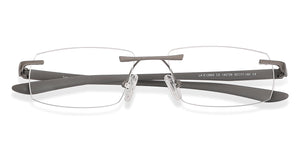 Grey Rectangle Rimless Unisex Eyeglasses by Lenskart Air LA-145726
