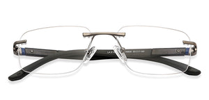 Grey Rectangle Rimless Unisex Eyeglasses by Lenskart Air-146856