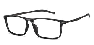 Black Rectangle Full Rim Unisex Eyeglasses by Lenskart Air-145727