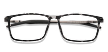 Load image into Gallery viewer, Black Rectangle Full Rim Unisex Eyeglasses by Lenskart Air-145727