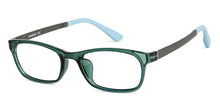 Load image into Gallery viewer, Green Rectangle Full Rim  Kid Eyeglasses by Vincent Chase Kids-137383