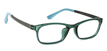 Load image into Gallery viewer, Green Rectangle Full Rim  Kid Eyeglasses by Vincent Chase Kids-137383