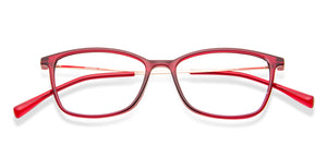 Red Rectangle Full Rim Unisex Eyeglasses by Lenskart Air LA-137967