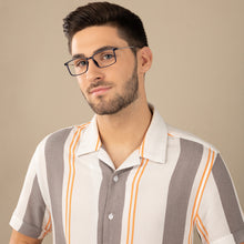 Load image into Gallery viewer, Blue Rectangle Full Rim Unisex Eyeglasses by Lenskart Air LA-137969