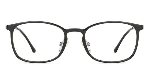 Black Rectangle Full Rim Medium Unisex Eyeglasses by Lenskart Air-138032