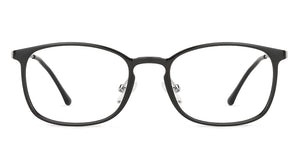 Black Rectangle Full Rim Medium Unisex Eyeglasses by Lenskart Air-138032