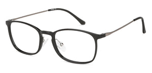 Black Rectangle Full Rim Medium Unisex Eyeglasses by Lenskart Air-138032